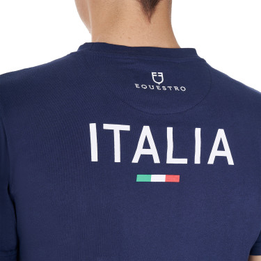 Herren Reit-T-Shirt Slim Fit Equestro x FISE | Equi-Clic