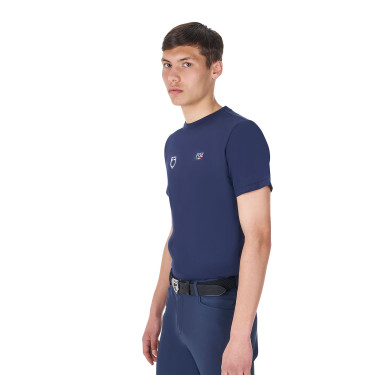 Herren Reit-T-Shirt Slim Fit Equestro x FISE | Equi-Clic