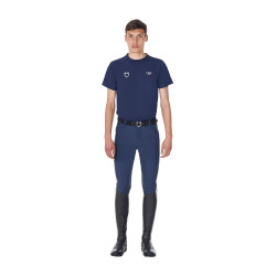 Herren Reit-T-Shirt Slim Fit Equestro x FISE | Equi-Clic