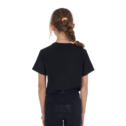 Reit-T-Shirt Mädchen Equestro So Lovely – Baumwolle