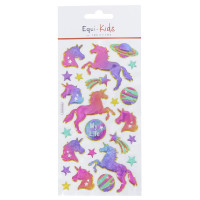 Einhorn-Sticker für Kinder – Reitzubehör Deko