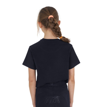 Mädchen Reit-T-Shirt Equestro mit Strass – Baumwolle