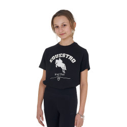Mädchen Reit-T-Shirt Equestro Jumping Horse Club – Baumwolle