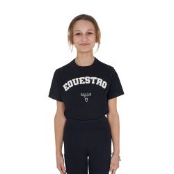Mädchen Reit-T-Shirt Baumwolle – Equestro Horse Club Mädchen Reit-T-Shirt Baumwolle – Equestro Horse Club