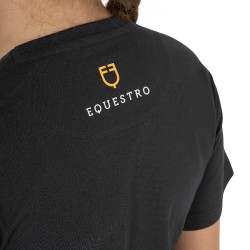 Kinder Reit-T-Shirt Equestro Slim-Fit mit Glitzerlogo