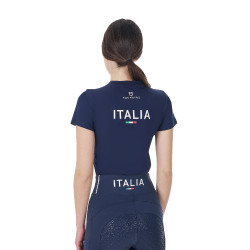 Reit T‑Shirt Damen Slim‑Fit Equestro x FISE Reit T‑Shirt Damen Slim‑Fit Equestro x FISE
