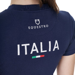 Reit T‑Shirt Damen Slim‑Fit Equestro x FISE Reit T‑Shirt Damen Slim‑Fit Equestro x FISE