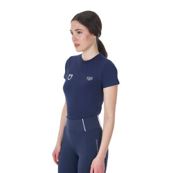 Reit T‑Shirt Damen Slim‑Fit Equestro x FISE Reit T‑Shirt Damen Slim‑Fit Equestro x FISE