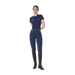 Reit T‑Shirt Damen Slim‑Fit Equestro x FISE Reit T‑Shirt Damen Slim‑Fit Equestro x FISE