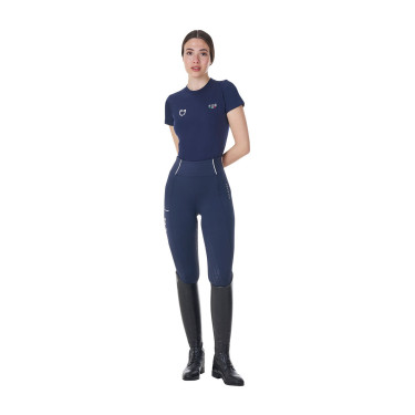 Reit T‑Shirt Damen Slim‑Fit Equestro x FISE Reit T‑Shirt Damen Slim‑Fit Equestro x FISE