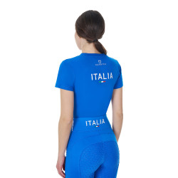 Reit T‑Shirt Damen Slim‑Fit Equestro x FISE
