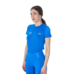 Reit T‑Shirt Damen Slim‑Fit Equestro x FISE