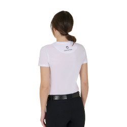 Reit-T-Shirt Damen Equestro Wild Flower – Baumwolle