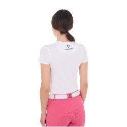 Equestro Damen Reitshirt Baumwolle „So Lovely“ kurzarm
