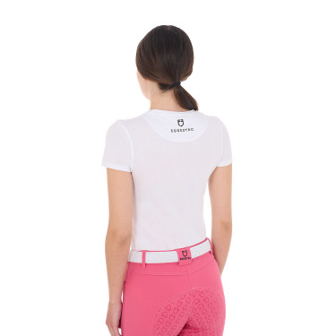 Equestro Damen Reitshirt Baumwolle „So Lovely“ kurzarm