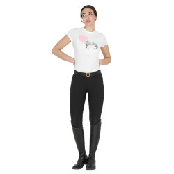 Reit T‑Shirt Damen Equestro Head in the Clouds – Baumwolle Reit T‑Shirt Damen Equestro Head in the Clouds – Baumwolle