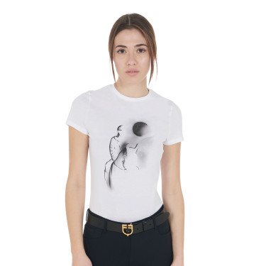 Equestro Damen Reit-T-Shirt Slim-Fit Moonlight Equestro Damen Reit-T-Shirt Slim-Fit Moonlight