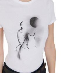 Equestro Damen Reit-T-Shirt Slim-Fit Moonlight Equestro Damen Reit-T-Shirt Slim-Fit Moonlight