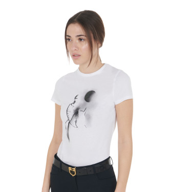 Equestro Damen Reit-T-Shirt Slim-Fit Moonlight Equestro Damen Reit-T-Shirt Slim-Fit Moonlight