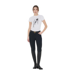 Equestro Damen Reit-T-Shirt Slim-Fit Moonlight Equestro Damen Reit-T-Shirt Slim-Fit Moonlight