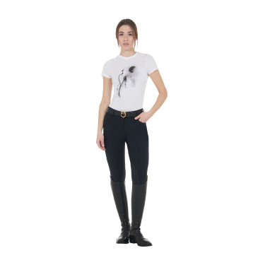 Equestro Damen Reit-T-Shirt Slim-Fit Moonlight Equestro Damen Reit-T-Shirt Slim-Fit Moonlight