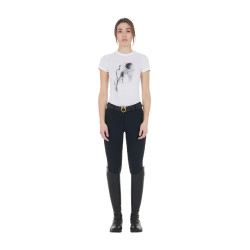 Equestro Damen Reit-T-Shirt Slim-Fit Moonlight Equestro Damen Reit-T-Shirt Slim-Fit Moonlight