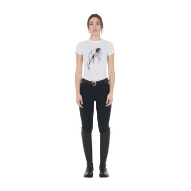 Equestro Damen Reit-T-Shirt Slim-Fit Moonlight Equestro Damen Reit-T-Shirt Slim-Fit Moonlight