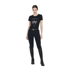 Damen Reitshirt Equestro Slim-Fit mit Strass – Equi-Clic Damen Reitshirt Equestro Slim-Fit mit Strass – Equi-Clic