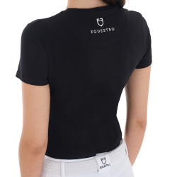 Equestrian T-Shirt Damen mit Strass – Equestro Cannes Equestrian T-Shirt Damen mit Strass – Equestro Cannes