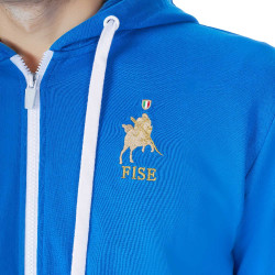 Herren Reit-Fleece-Hoodie Equestro x FISE | Equi-Clic