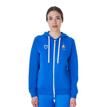 Reit-Fleece-Hoodie Damen Equestro x FISE | Equi-Clic