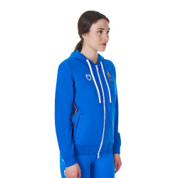 Reit-Fleece-Hoodie Damen Equestro x FISE | Equi-Clic