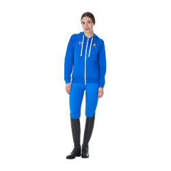 Reit-Fleece-Hoodie Damen Equestro x FISE | Equi-Clic