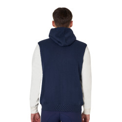 Herren Reit-Sweatshirt Equestro mit Frontzip – zweifarbig