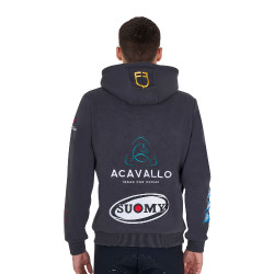 Herren Reithoodie Equestro Multi-Logo – Equi-Clic
