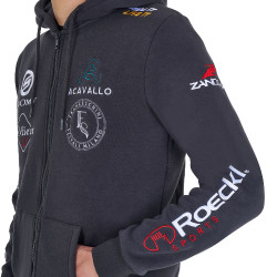 Herren Reithoodie Equestro Multi-Logo – Equi-Clic