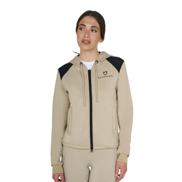 Reit-Crop-Hoodie Damen Equestro | Equi-Clic