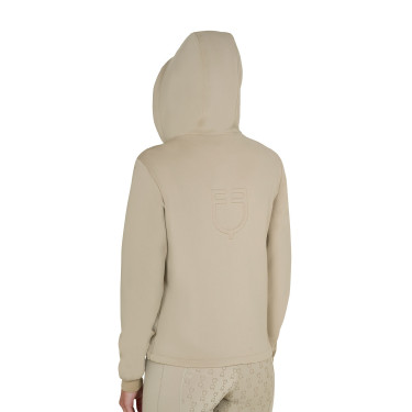 Reit-Crop-Hoodie Damen Equestro | Equi-Clic