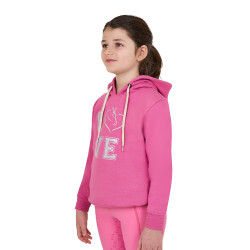 Reitpullover Mädchen Equestro Winter Love – Fleece