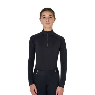 Kinder Reit-Baselayer Equestro – Funktionsshirt Langarm