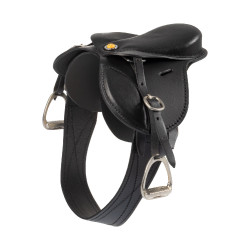 Equestro Springsattel aus Leder für Spielzeugpferd – Reitsport