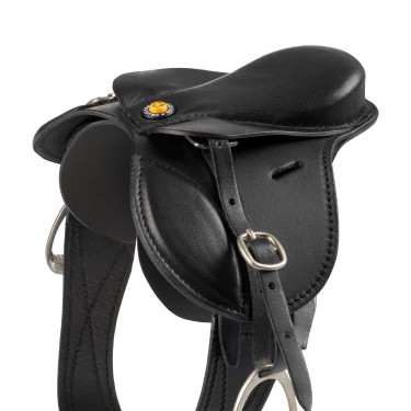 Equestro Springsattel aus Leder für Spielzeugpferd – Reitsport