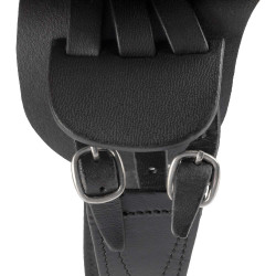 Equestro Springsattel aus Leder für Spielzeugpferd – Reitsport