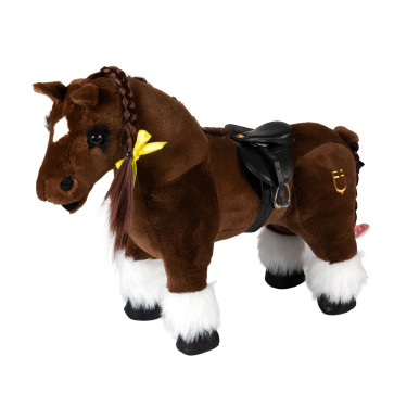 Equestro Springsattel aus Leder für Spielzeugpferd – Reitsport