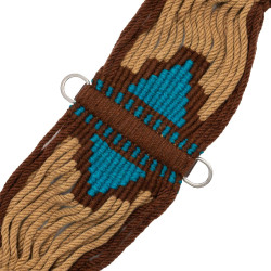Western Mohair Sattelgurt mit Aztekenmuster – Reitsport