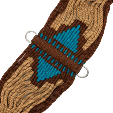 Western Mohair Sattelgurt mit Aztekenmuster – Reitsport