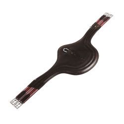 Springsattelgurt aus Leder mit Stollenschutz – Reiten