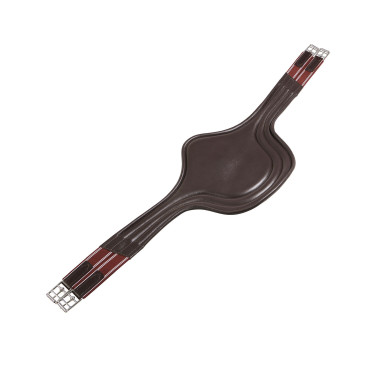 Springsattelgurt aus Leder mit Stollenschutz – Reiten