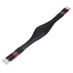 Springsattel-Gurt aus Leder mit Elastik – Equestro | Reitsport