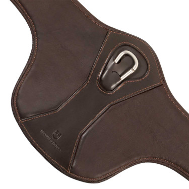 Equestrian Sattelgurt mit Latz aus Leder – Equestro